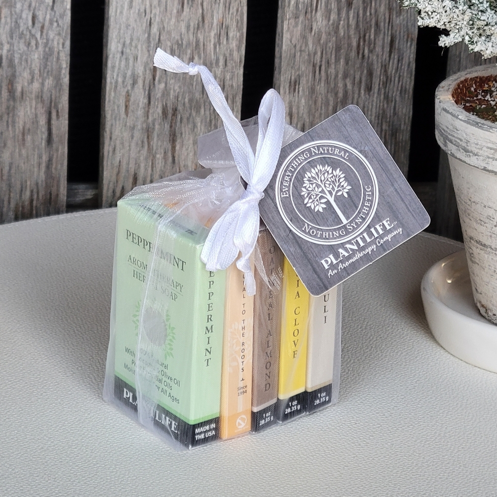 Plant Life everything natural set of 5 soap bars